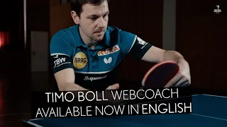 Timo Boll Webcoach - Now in english! I Trailer