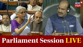 LIVE: FM Nirmala Sitharaman Speech | Lok Sabha Session Live | Congress VS BJP in Parliament Session