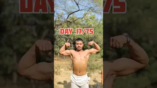 day 17/75 Hard challenge 🔥 #desi #motivation #75challenge #75hard #fitness #minivlog #75dayhardchall