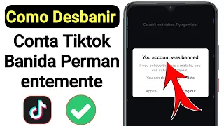 Como consertar sua conta do TikTok foi banida permanentemente | Recupere sua conta banida do TikTok