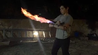 Diy pyro machine SHOOTING FLAMES  from your wrist (tutorial)