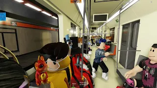 Evento del Metro CDMX Línea 7 Roblox - NM 16 - Recorrido - Hora Pico -  25/06/22