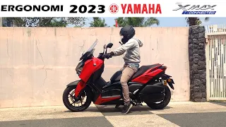 MORE COMFORTABLE THAN THE PREVIOUS MODEL??? | Yamaha Xmax 250 Connected Ergonomics Review 2023