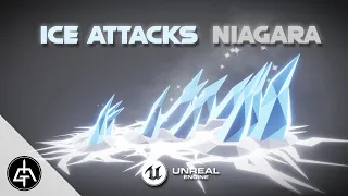 Unreal Engine 5 - Ice Attack Effect - Niagara Tutorial