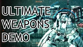 Armored Core Verdict Day - All Ultimate Weapons Demonstration