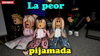 LA PEOR PIJAMADA - Parte 2 - FINAL | Mini Pelicula | Roblox Brookhaven rp 🏡historias de roblox