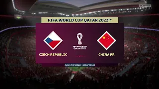 FIFA 23 | Czech Republic vs China PR - FIFA World Cup Qatar 2022 | Gameplay