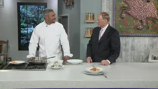 Chef Edgar “Dook” Chase IV in the WWLTV kitchen