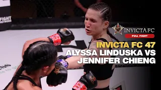 Full Fight | Alyssa Linduska IMPRESSES in INVICTA and PRO DEBUT against Chieng | Invicta FC 47
