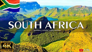 FLYING OVER SOUTH AFRICA (4K UHD) - Relaxing Music Along With Beautiful Nature Videos - 4K Video HD