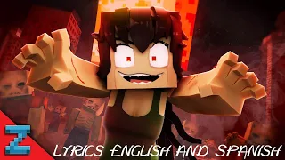 Zombie Girl (Minecraft animation) "Macabre Rotting Girl" Lyrics English and Spanish