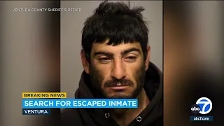 Manhunt underway after inmate escapes from Ventura County jail