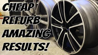 DIY Alloy Wheel Refurbishment, Diamond Cut, CHEAP!