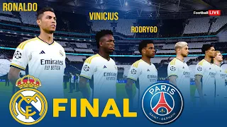 Real Madrid vs PSG - FINAL - Trio Ronaldo Vinicius Rodrygo | UEFA Champions League 2024 | PES