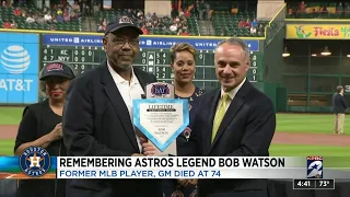 Remembering Astros legend Bob Watson