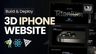 Beginner Three.js & GSAP Tutorial | Build and Deploy an Apple Website using React