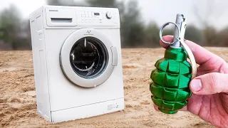 Experiment : How Strong Is The Washing Machine ?