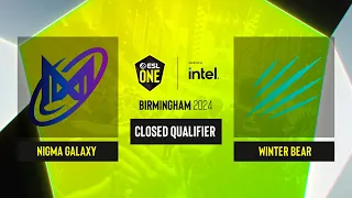 Dota2 - Nigma Galaxy vs Winter Bear - Game 3 - ESL One Birmingham 2024 - CQ - MENA