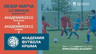 Обзор матча | АФК (2011)-красные - АФК (2011)-синие | ДЮФЛК (11) 22/23 | 1/2 финала | Первый матч