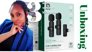 Green lion 3 in 1 wireless microphone | Review | Unboxing. #youtubemicrophone #contentcreation #2024