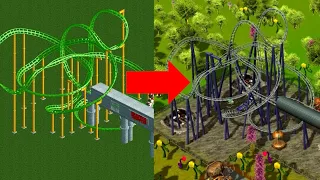 Quantum Thruster Recreated in RCT3 with On-Ride Footage