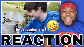 Forcing George To Feed Ducks | JOEY SINGS REACTS