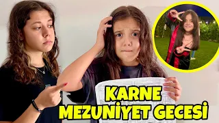 KARNE GÜNÜ VLOG || Eflin'in 4.Sınıf Mezuniyet Gecesi , Benimle Hazırlan 2023