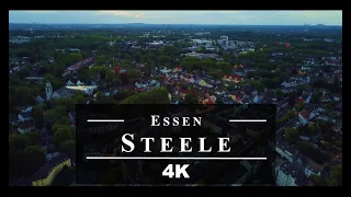 Relaxing Steele (Essen) 🇩🇪 Drone Aerial 4K | Germany Deutschland Duitsland