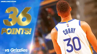 Stephen Curry Full Highlights vs Grizzlies ● 36 POINTS! ● 28.10.21 ● 60 FPS