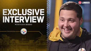 EXCLUSIVE INTERVIEW with Nate Herbig after signing two-year contract | Pittsburgh Steelers