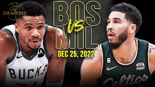 Boston Celtics vs Milwaukee Bucks Full Game Highlights | NBA Christmas 2022 | FreeDawkins