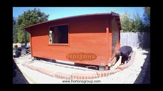 Repairing a 5m x 5m 70mm garden log cabin - replacing rotten logs