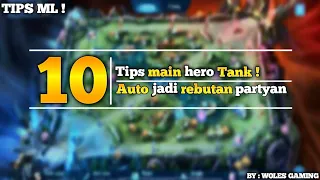 TIPS TO PLAY HERO TANK MOBILE LEGENDS! HOW TO PLAY HERO TANK ! WATCH THIS TO BE MORE GOOD