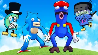 We Discover Tons of Parts and Make Creepy Mario and Sonic Fight in Creature Creator!