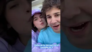 The ONLY time Natalie and David Dobrik touch each other