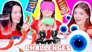 ASMR Most Popular Food Challenge (Drink Race, Chips, Cotton Candy)