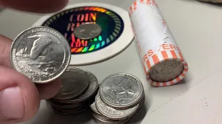 A.S.M.R. Opening and Sorting 2 Rolls Of U.S. Quarters - Coin Roll Hunting