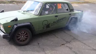 Lada 2107 3.0 V8 666 m60b30 Donuts Borsk Poland