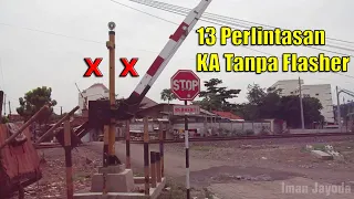 13 Perlintasan Kereta Api Indonesia Tanpa Flasher ~ Indonesian Railroad Crossing