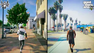 Watch Dogs 2 vs Grand Theft Auto 5 | PC Comparison