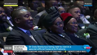 Wilson Nqose pays tribute to Zola Skweyiya on behalf of ANC Veterans