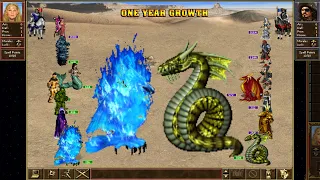 One year growth Conflux vs Cove | Heroes of Might and Magic III