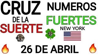 Cruz de la suerte y numeros ganadores para hoy 26 de Abril para New York