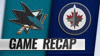 Pavelski scores OT winner for Sharks against Jets