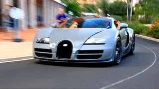 Grey Bugatti Veyron Grand Sport Vitesse in Monaco