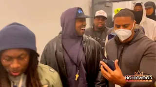 Kanye West makes SURPRISE appearance at Offset & Cardi B Sneaker Ball