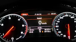 AUDI A8 D4 3.0 TDI 262 HP 0-100 km/h  ACCELERATION