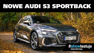 Audi S3 Sportback 8Y (2020) 2.0 TFSI 310 KM  - PIERWSZY POLSKI TEST [ #showtestuje ] TEST PL / POV