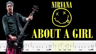 Nirvana - About A Girl  (Bass Tabs + Tutorial) By @ChamisBass