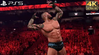 WWE 2K22: PS5 Gameplay - Randy Orton VS Seth Rollins | 4K 60FPS